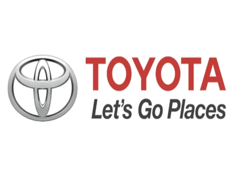 Logo Toyota chủ yếu sử dụng dạng chữ hoặc biểu tượng đơn giản