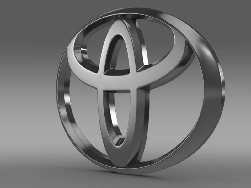Logo Toyota có thể được biến tấu nhẹ để phù hợp với từng dòng xe